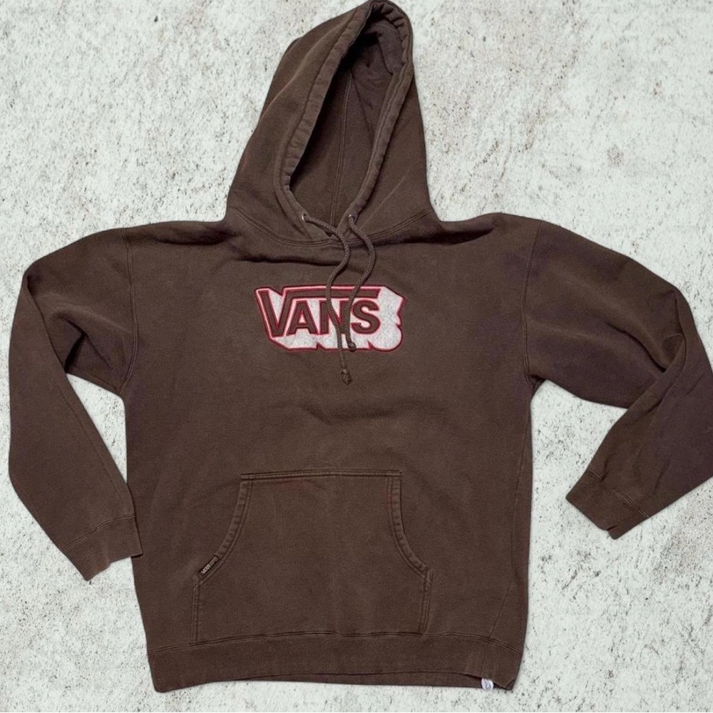 Vintage Y2K 90s Vans Chocolate Hoodie